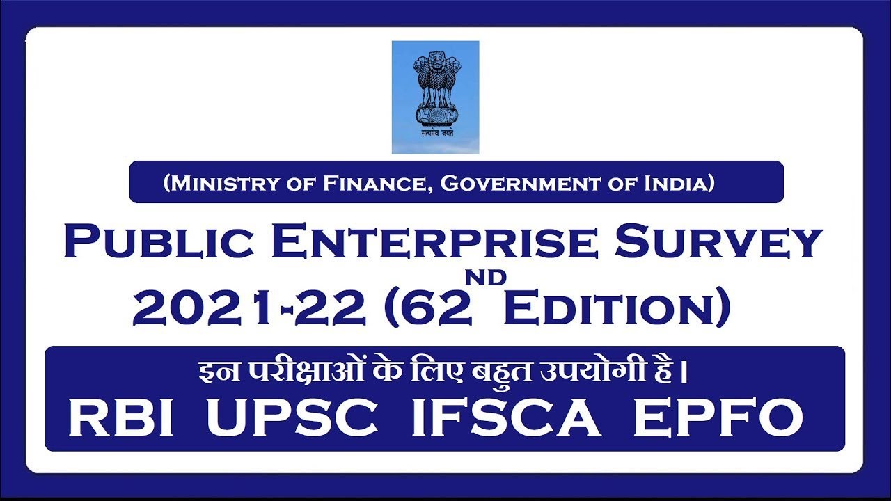 Performance of Central Public Sector Enterprises.