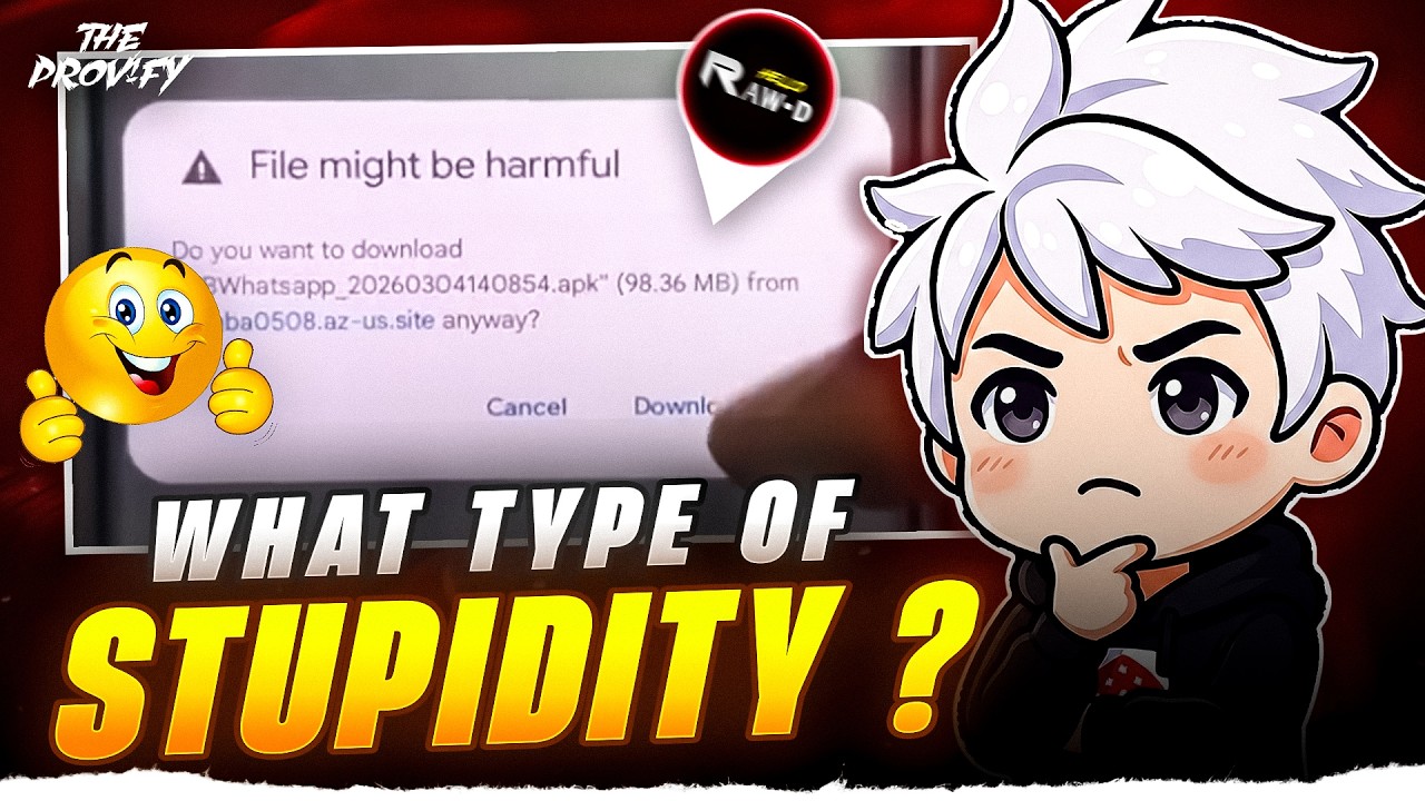 THIS YOUTUBER @Hellorawdy PROMOTING ILLEGAL WHATSAPP?? 🤡