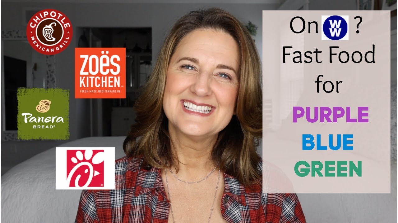 What to Eat at Fast Food Restaurants on WW