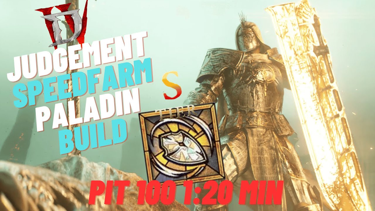 Blessed Shield JUDGEMENT S TIER SPEEDFARM PALADIN Build - Diablo 4 Season 11 Guide