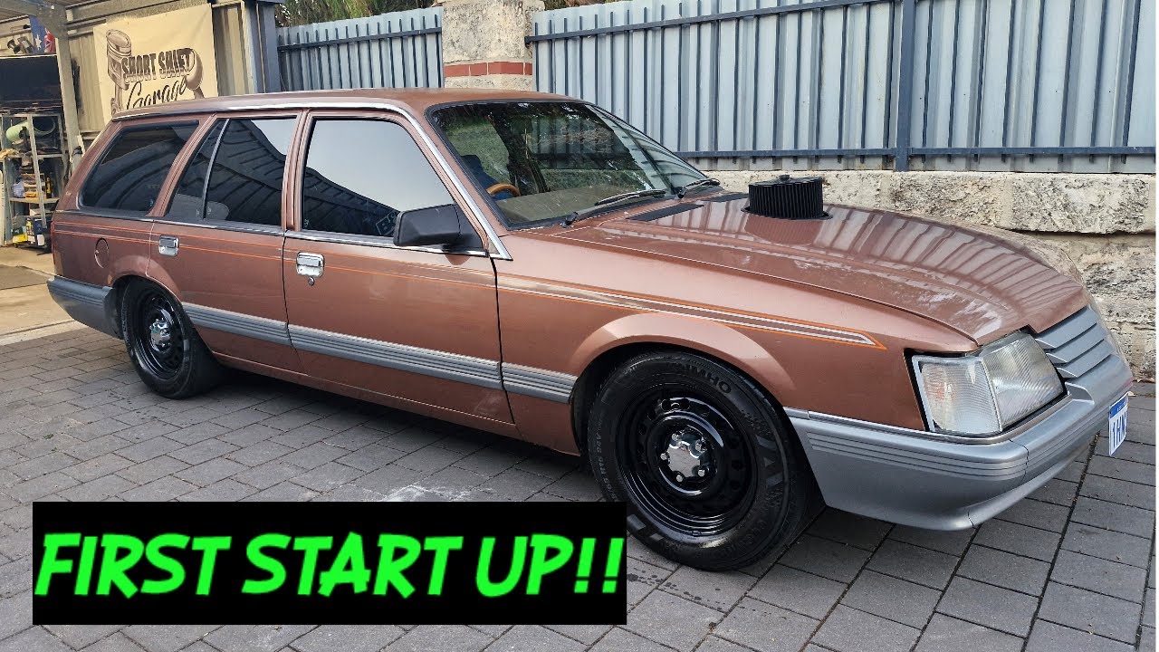 Holden VK Commodore 355 stroker conversion EP 3: Первый запуск!
