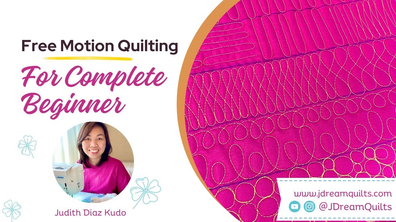 Part2 Five FMQ Patterns for Complete Beginners #howtoquilt #freemotionquilting #machinequilting #fmq