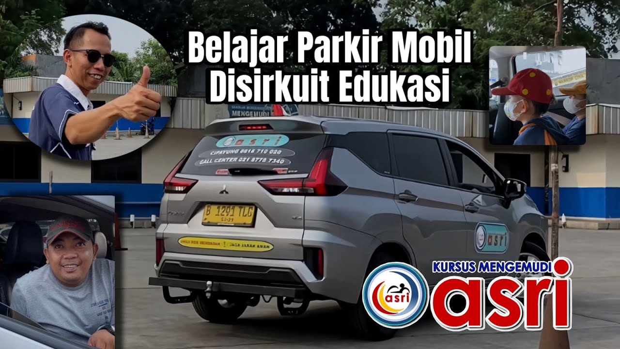 Belajar Parkir Mobil Disirkuit Edukasi Jakarta - Kursus Mengemudi ASRI