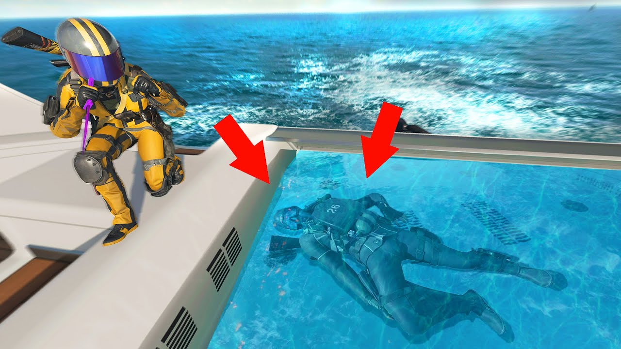 A GLITCHER GOT TRAPPED in the POOL!!! HIDE N' SEEK ON COLD WAR
