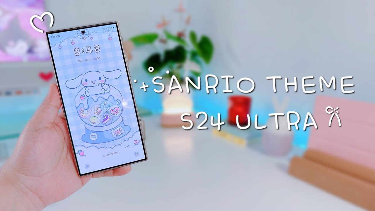 🐾ᯤ SAMSUNG S24 ULTRA | cute CINNAMOROLL SANRIO THEME | ᯤ🐾