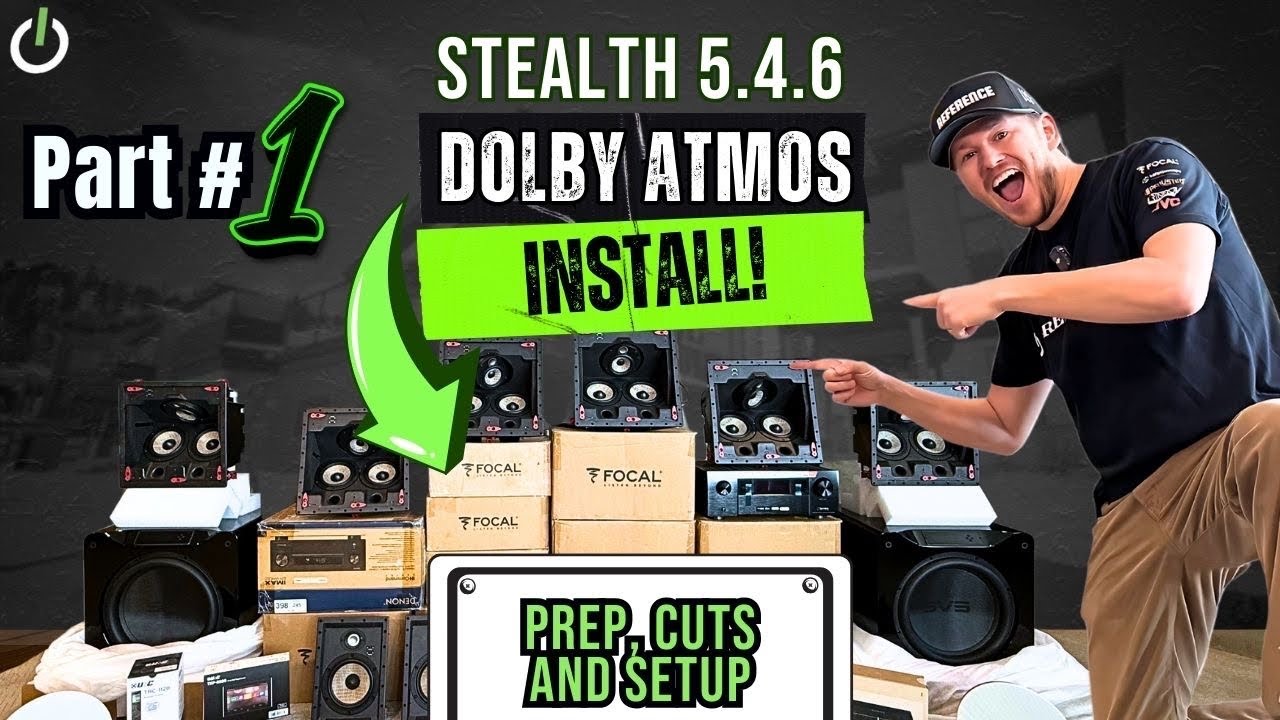 FULL INSTALL: INSANE Stealth 5.4.6 Dolby Atmos Home Theater | Part 1