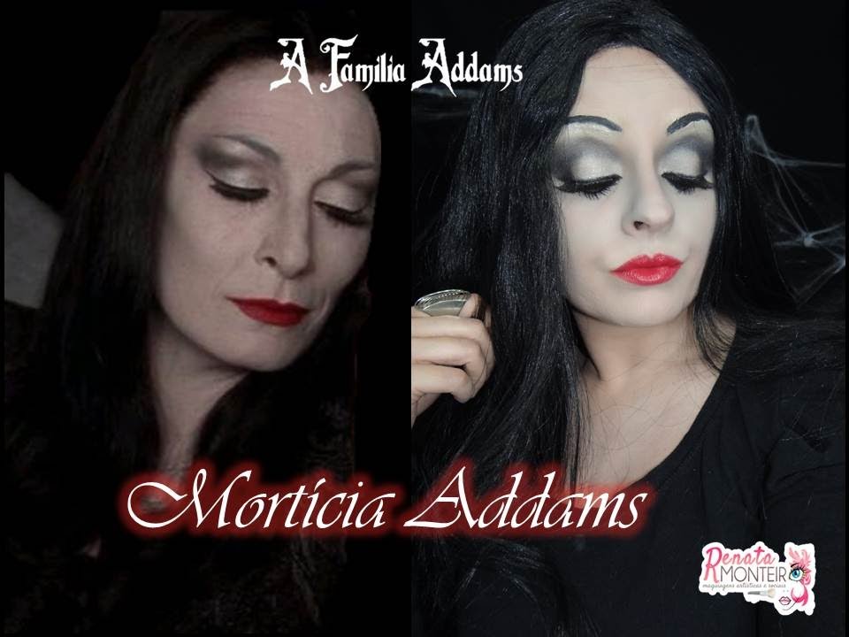 MAQUIAGEM DA MORTÍCIA DA FAMÍLIA ADDAMS POR RENATA MONTEIRO - MAQUIAGEM ARTÍSTICA