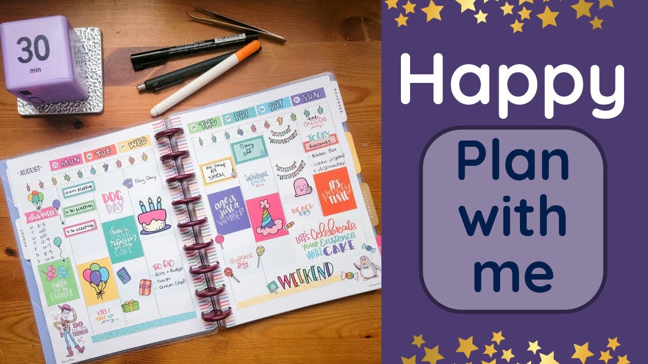 Happy Plan With Me | HP Color Block Planner