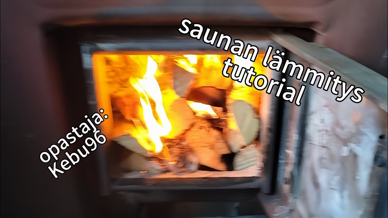 Saunan lämmitys tutorial