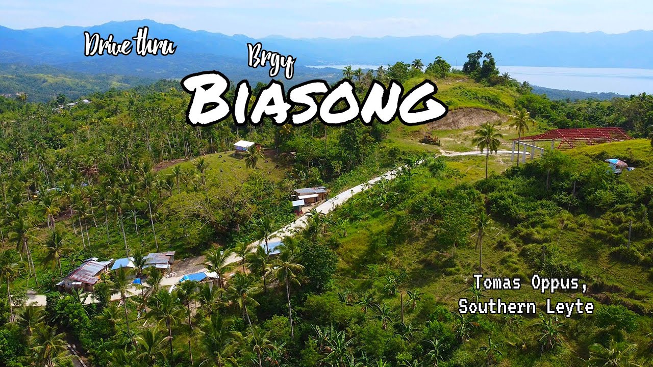 Road to Brgy Biasong. Tomas Oppus remote barangay. Southern Leyte.