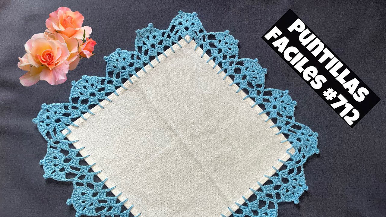 💎¡HERMOSA!👀 PUNTILLA RAPIDA PARA RECUERDITOS🩵✨ PUNTILLAS FÁCILES 712