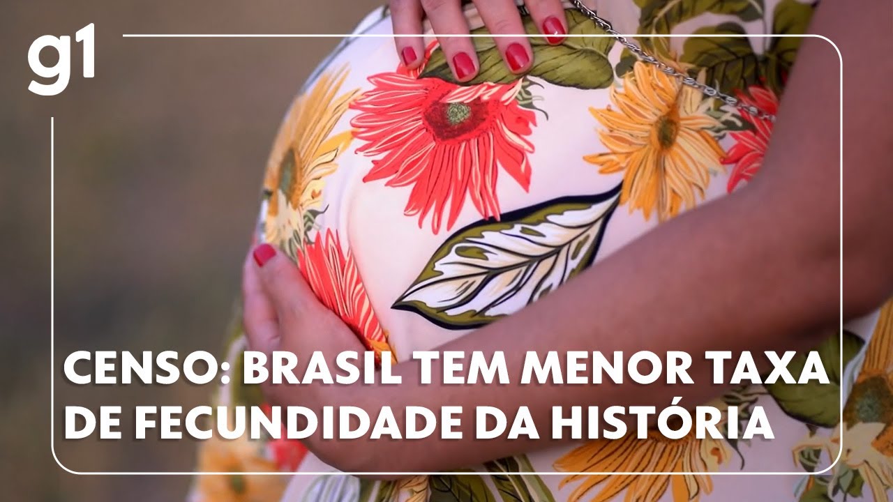 Jornal Hoje: Censo indica que Brasil atingiu a menor taxa de fecundidade da história