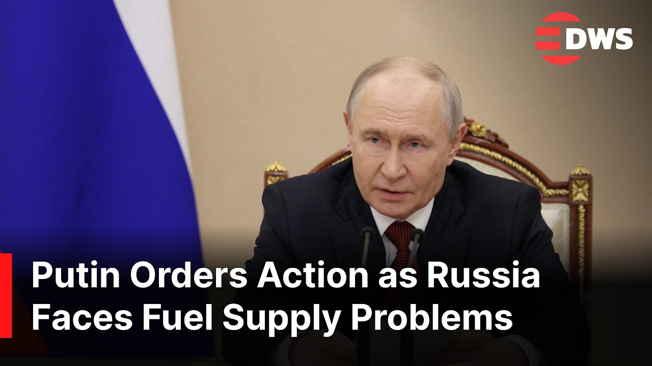 RUSSIA FUEL CRISIS: Putin Admits Russia Fuel Shortages, Considers Diesel Export Ban | DWS News| AC1C