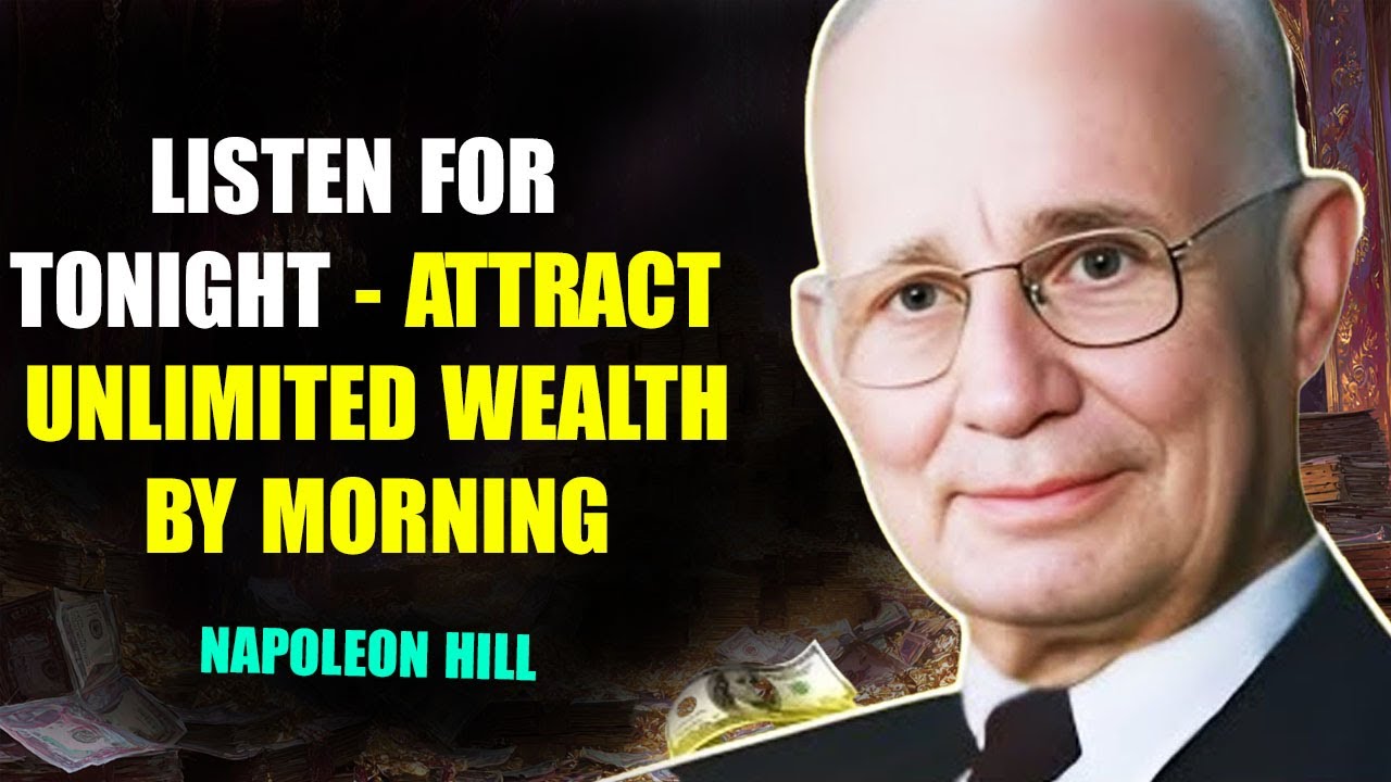 TRAIN YOUR MIND TO ATTRACT UNLIMITED WEALTH OVERNIGHT | Napoleon Hill Secret V.I.P Sleep Meditation