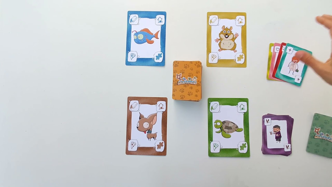 Mascotas - juego de mesa - Atomo games