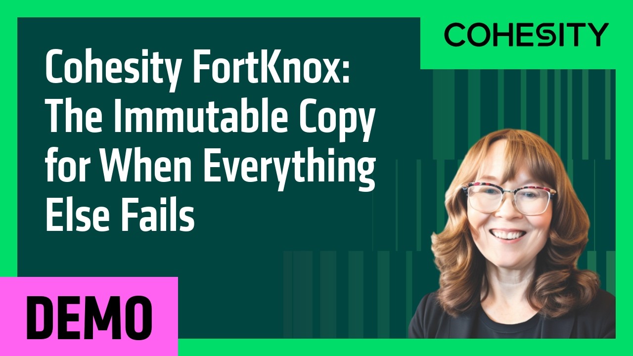 Cohesity FortKnox: неизменяемая копия на случай, если всё остальное откажет