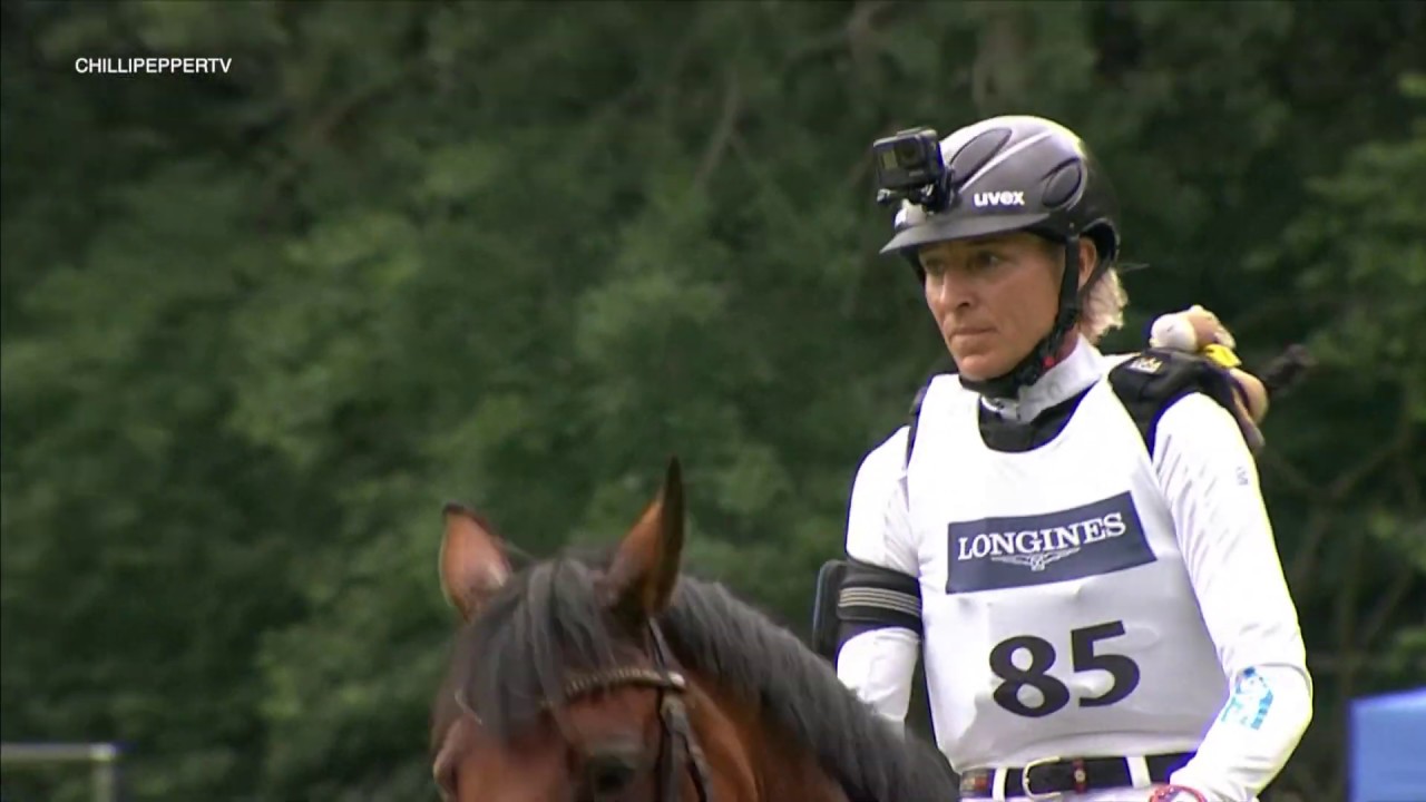 Luhmühlen 2019: Ingrid Klimke (GER) Helmet Cam Cross Country CCI4*-S Meßmer Trophy