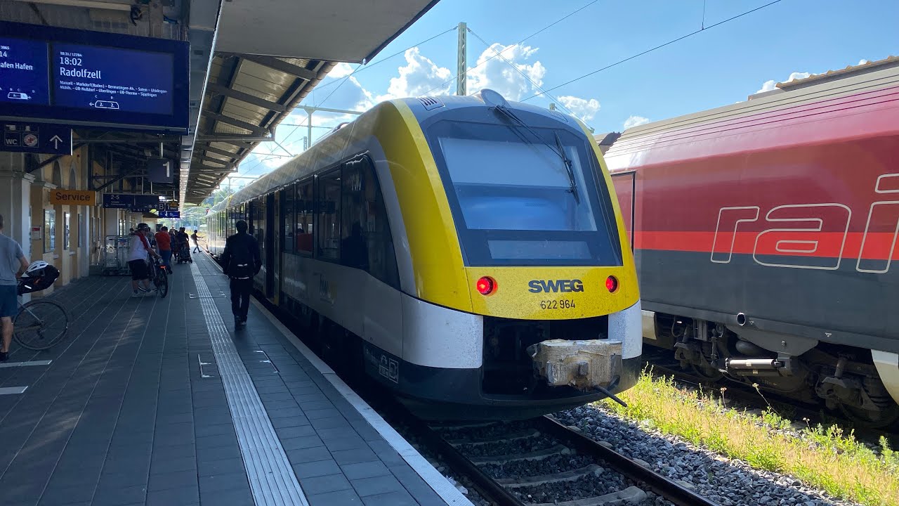 Mit dem SWEG Lint 54 als RB 31 von Radolfzell nach Friedrichshafen Stadt mit SOUND