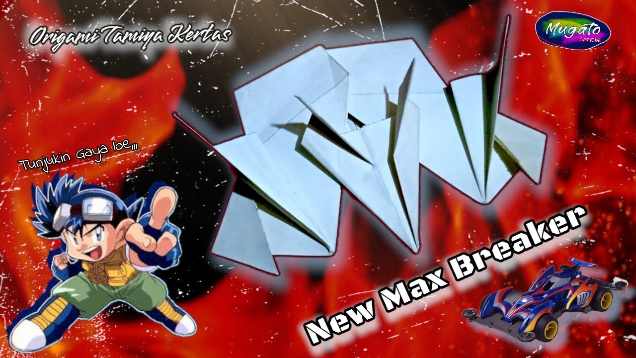 Cara membuat origami tamiya kertas model 