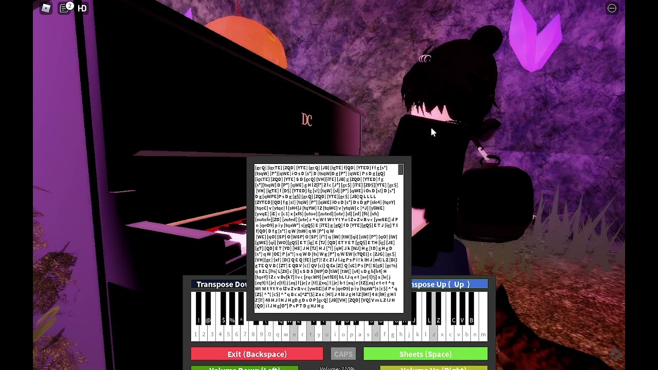 Ylang Ylang on Roblox Piano