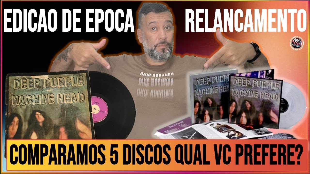 DISCOS DE ÉPOCA VS. RELANÇAMENTOS. COMPARAMOS 5 DISCOS. O QUE O COLECIONADOR PREFERE? #CMVP 286