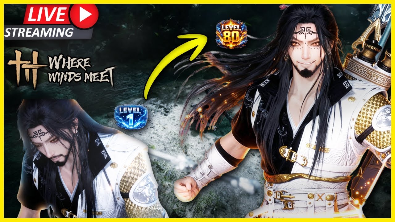 RUSHEANDO un NUEVO PERSONAJE del Nivel 1 al 80 🔥 | Where Winds Meet