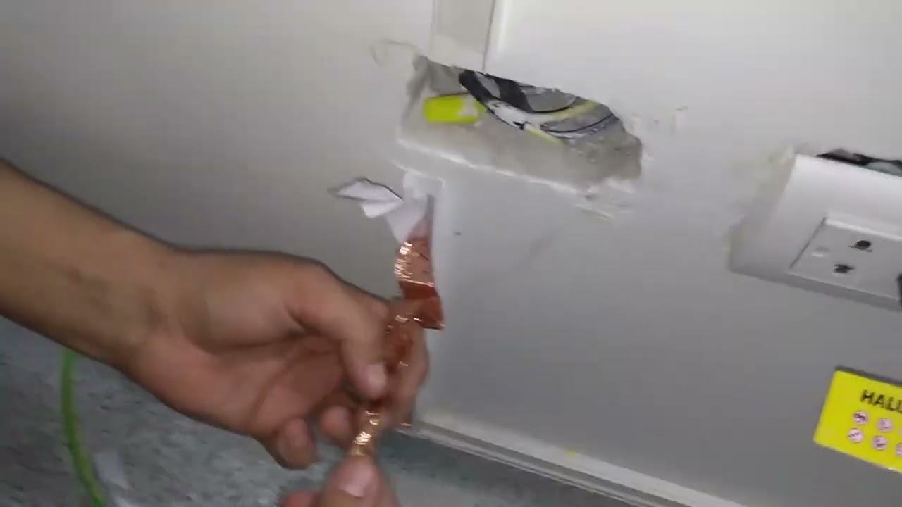 Piso Anti-estática, corrección, conexión y pruebas eléctricas