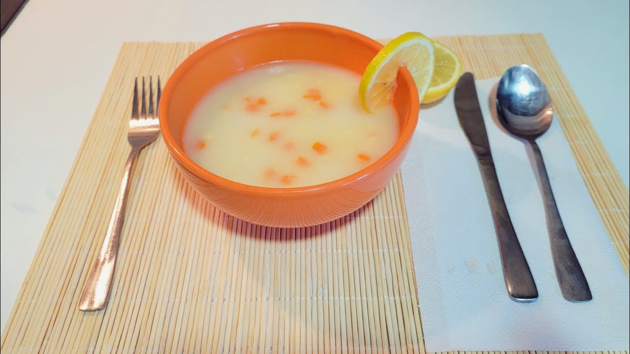 Sopa de arroz para dietas blandas. Riqu&iacute;sima.