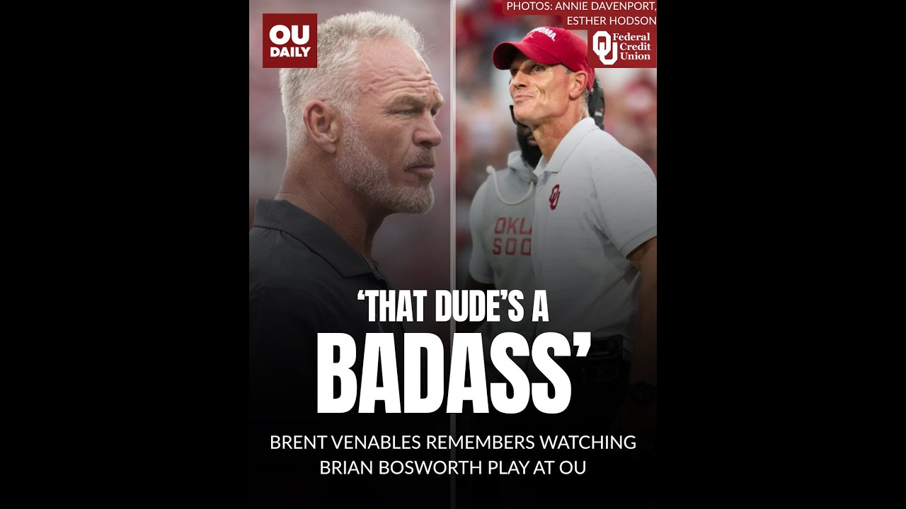 'That dude's a badass': OU head coach Brent Venables on former linebacker, actor Brian Bosworth