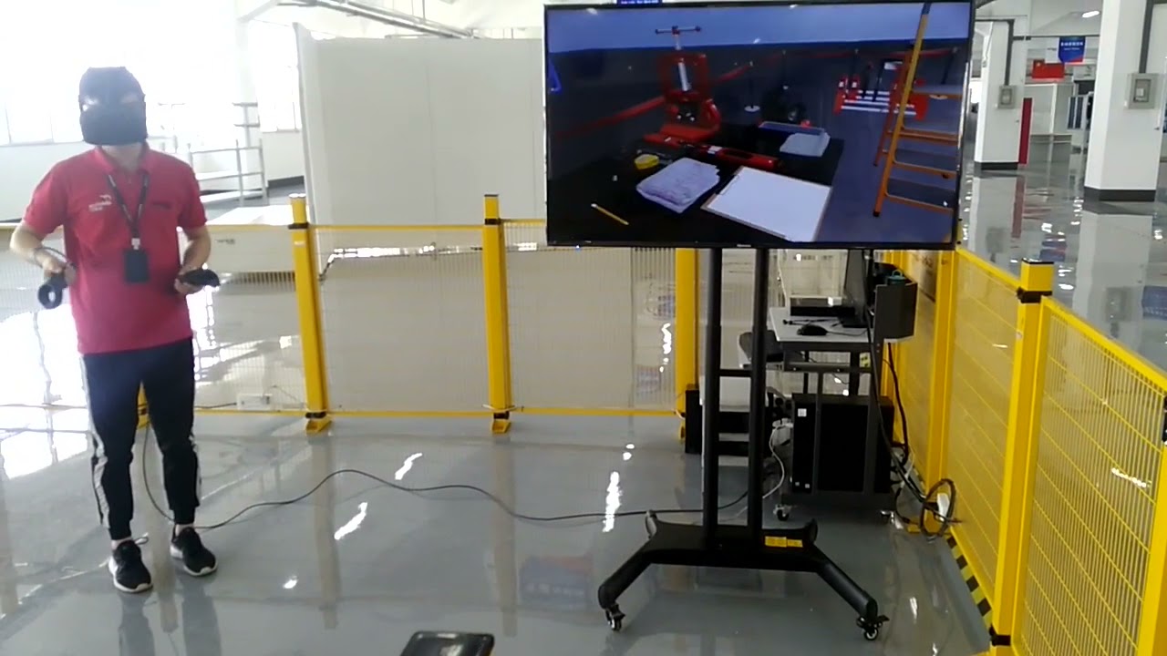 VR Video for Plumbing and Heating Training system Copper pipe welding