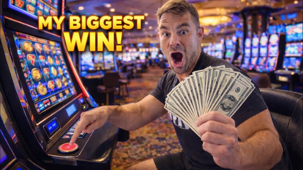 My Biggest Slot Machine Bonus Win at the Casino!