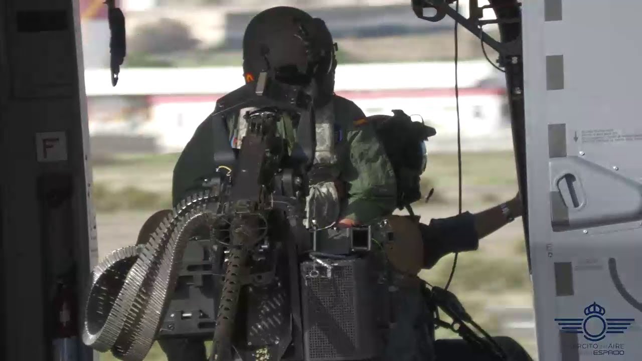 El NH-90  Lobo del Ala 48 en el Sirio 22