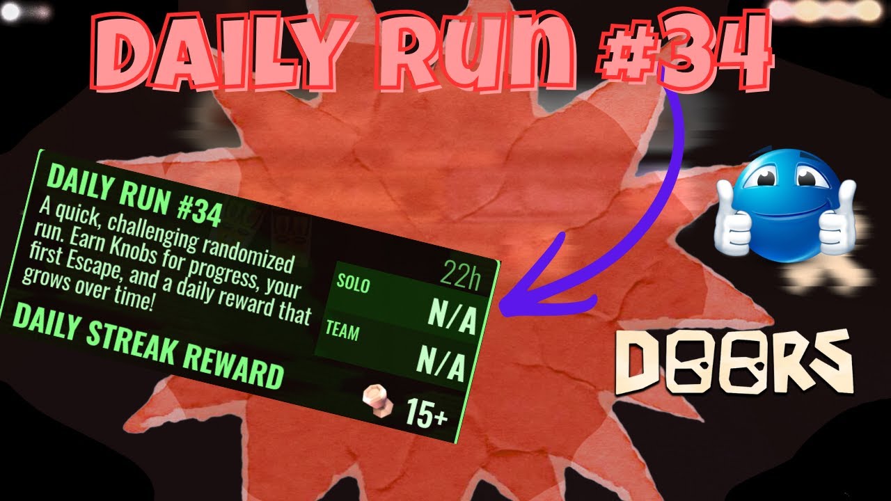 DOORS Daily Run #34 – Every Entity, Item & Rewards Shown
