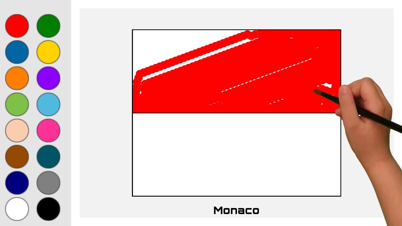 Flag of Monaco - Europe
