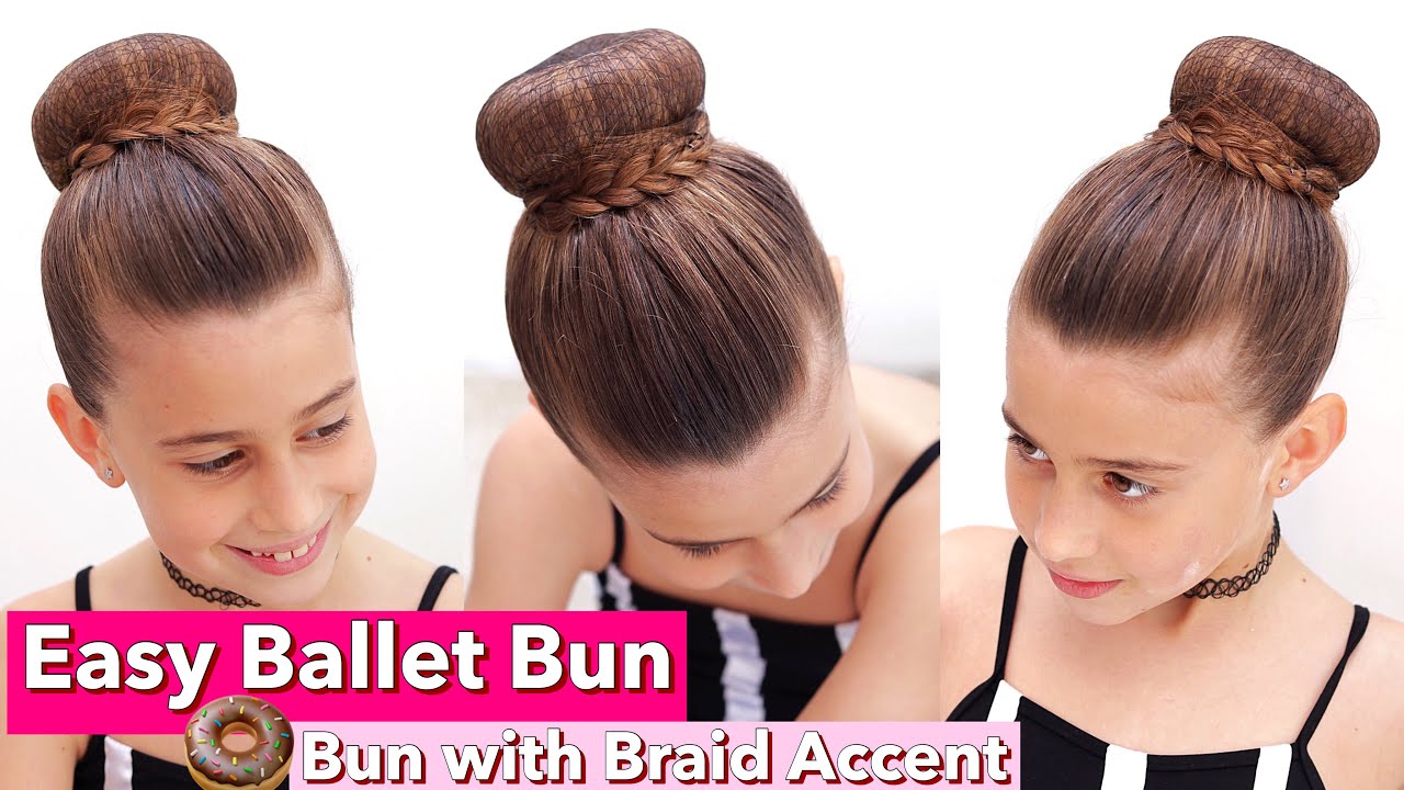 EASY CLASSY BALLET BUN - 🍩  Bun with Braid Accent | Trencita Johnson