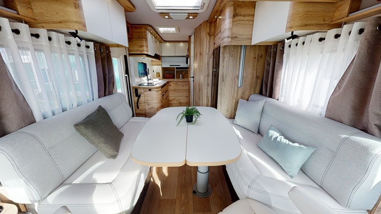 🇨🇵 APPARTEMENT LUXUS WOHNMOBIL 2024 Le Voyageur LV 6.8 LF Heckküche | Hubbett mit Längsbetten