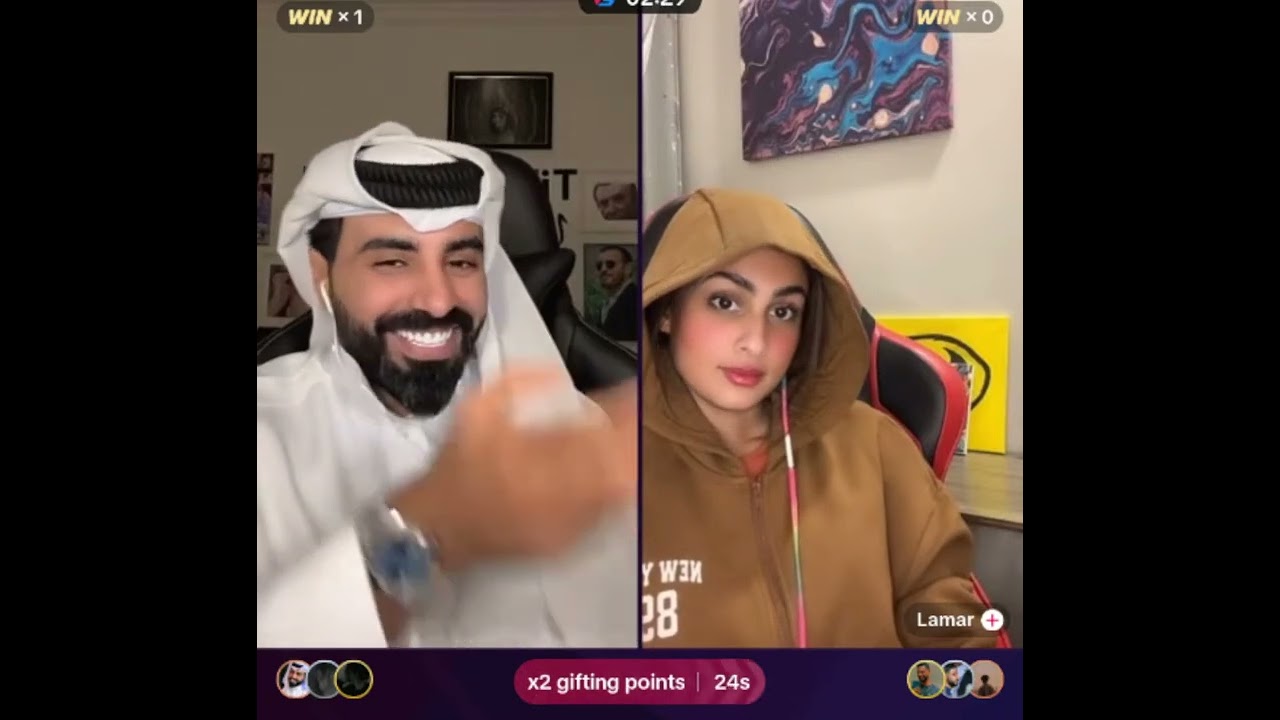 ناصر الوبير مع لمار جولة واحد مع دردشة مضحك وناسه😅لمار تقول لا يتطلب مني اغاني🤣😅☺