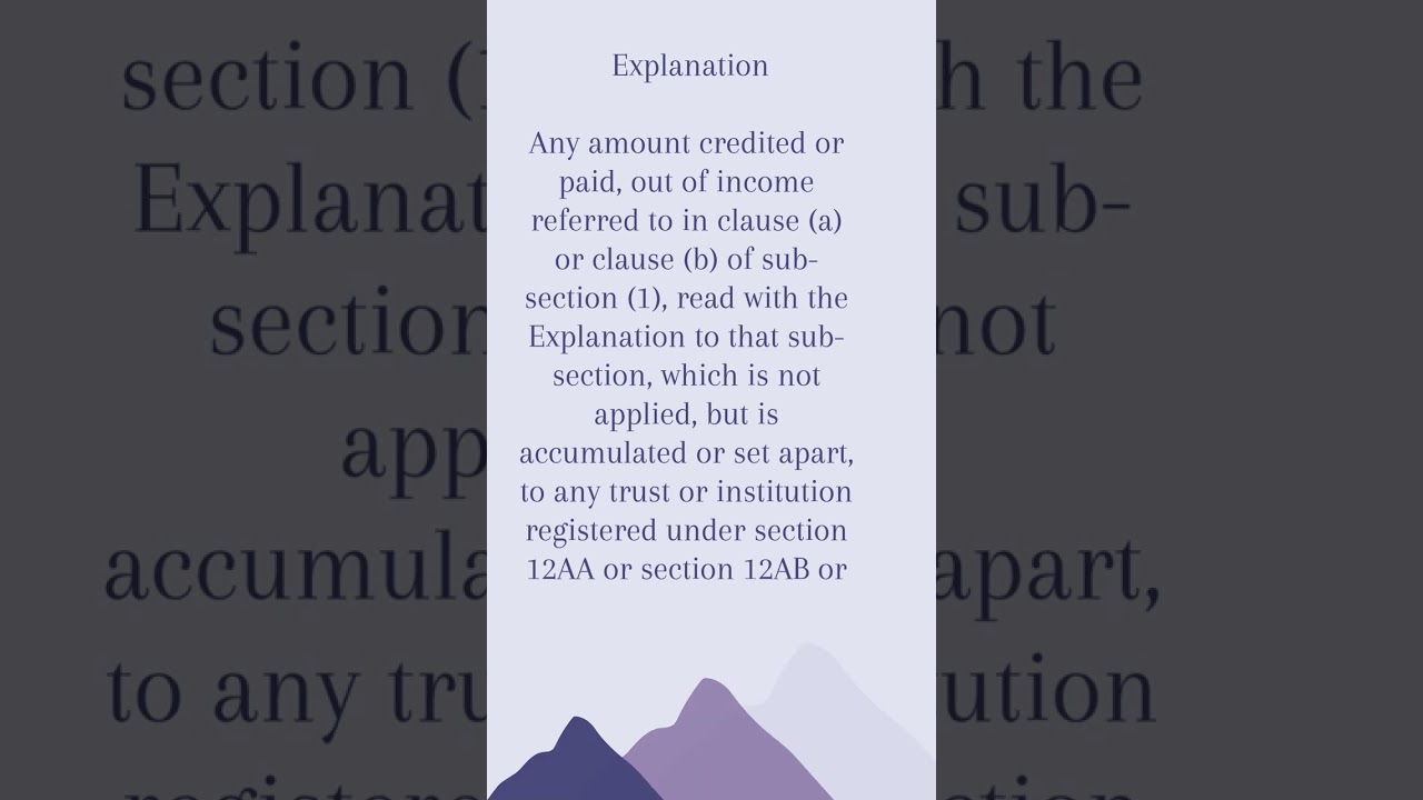 Income Tax Act 1961 as amended by Finance Act, 2025 Section 11 Part2 #incometaxact1961