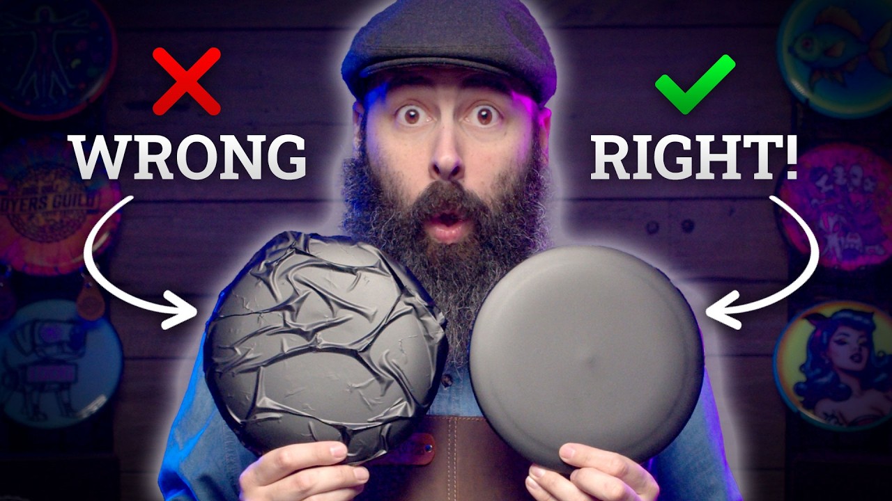 The RIGHT Way to Apply Vinyl to Discs (No Bubbles or Bleeds)