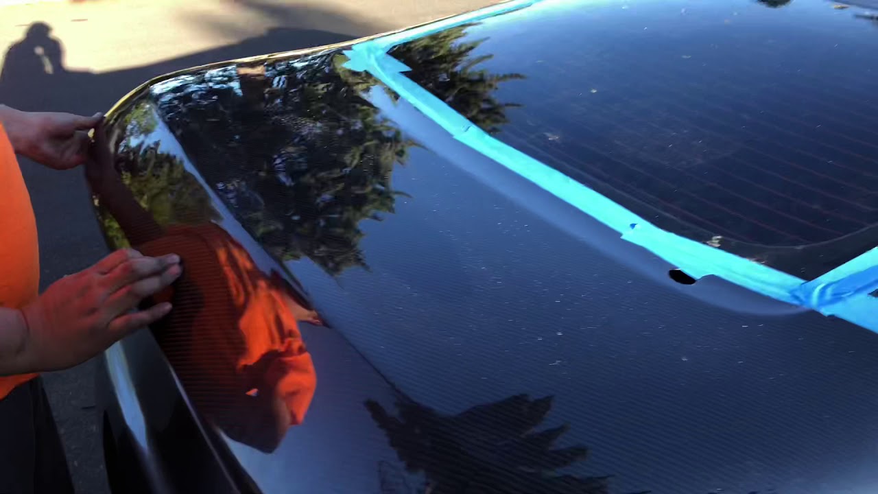 My 350z gets a carbon fiber hatch!