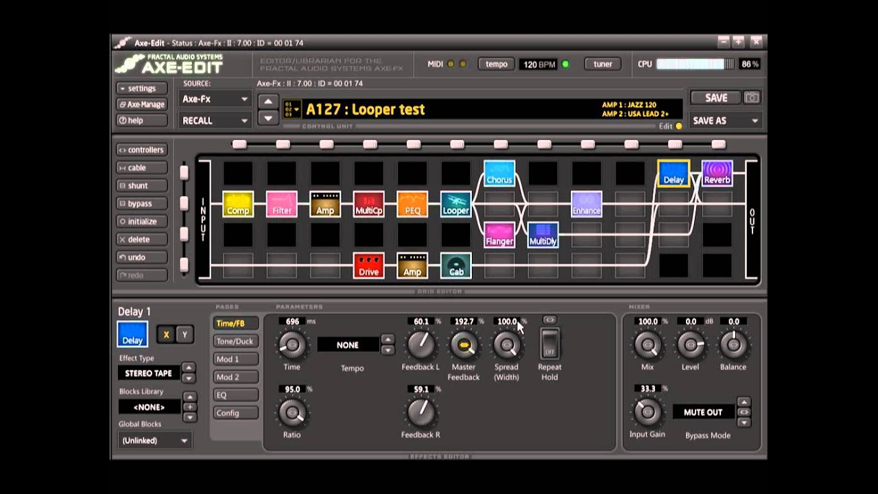 Axe Fx II - Firmware 7 presets demo