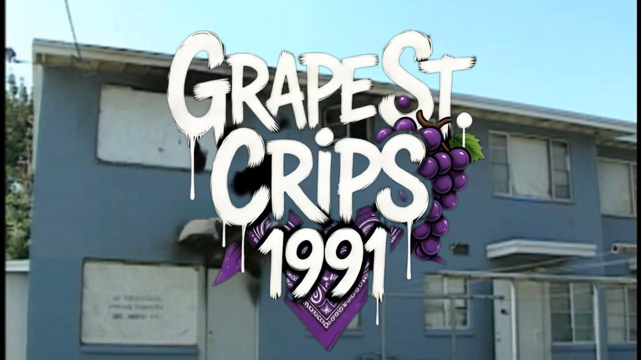 Inside Look at Jordan Downs Apartment Complex in 1991 (Grape Street Crips Hood)