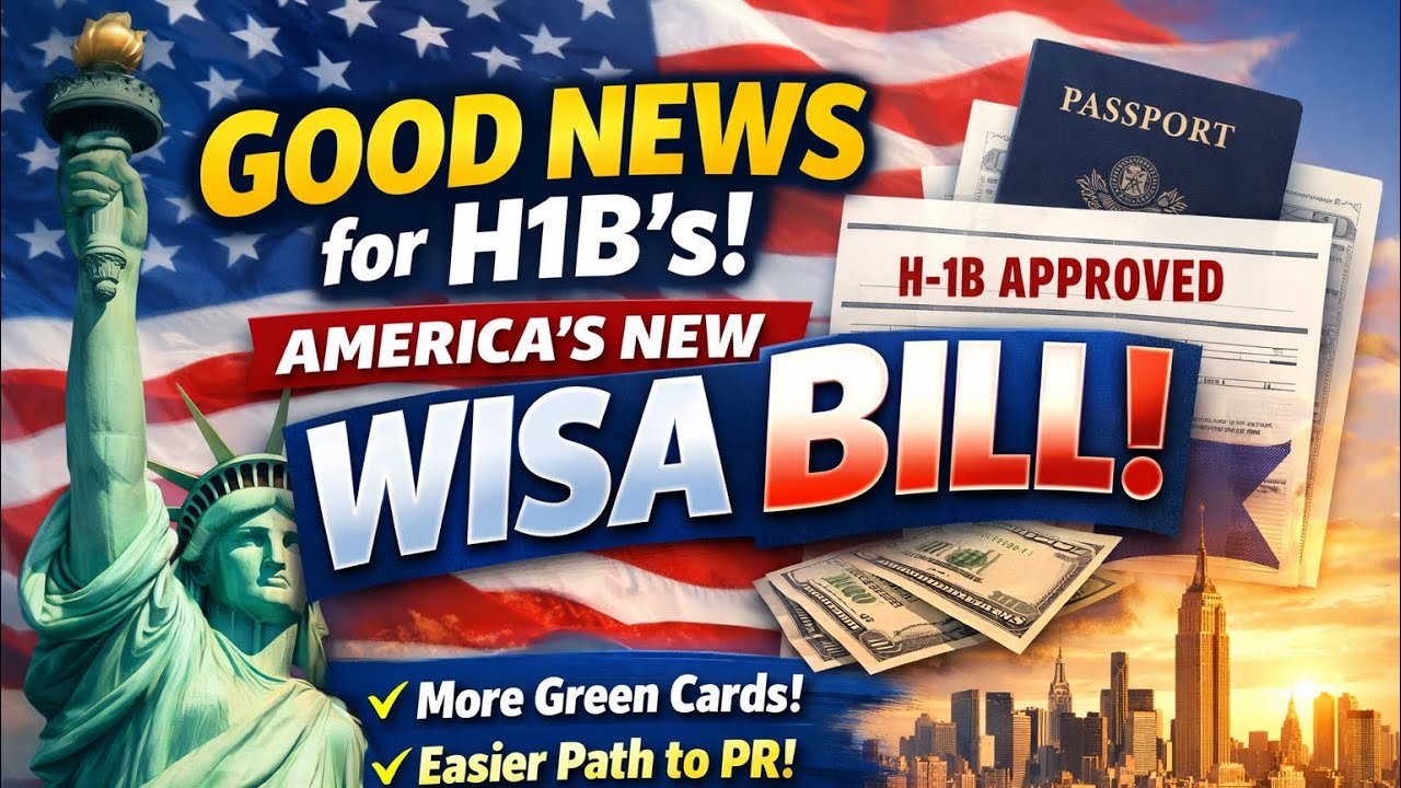 అమెరికా New WISA bill ఇండియన్స్ కి Good News // America kaburlu Telugu vlogs from USA 