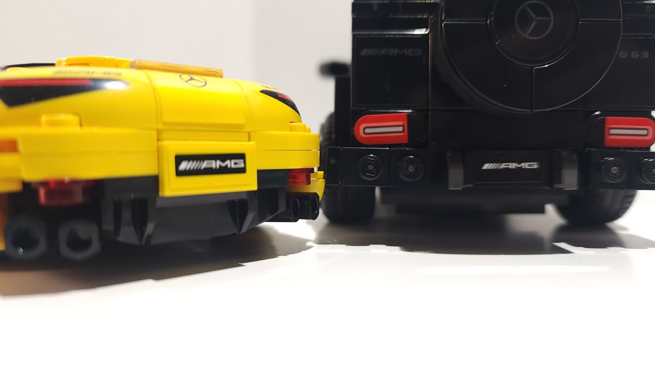 LEGO SPEED CHAMPIONS MERCEDES-AMG G63 & SL 63 Stop Motion Build