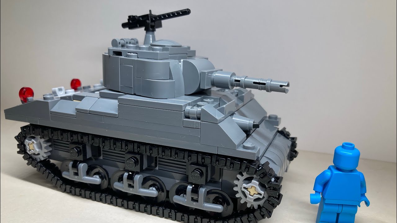 Конструктор Lego M4 Sherman от BattleBrick Customs (ПОЛНЫЙ ОБЗОР)