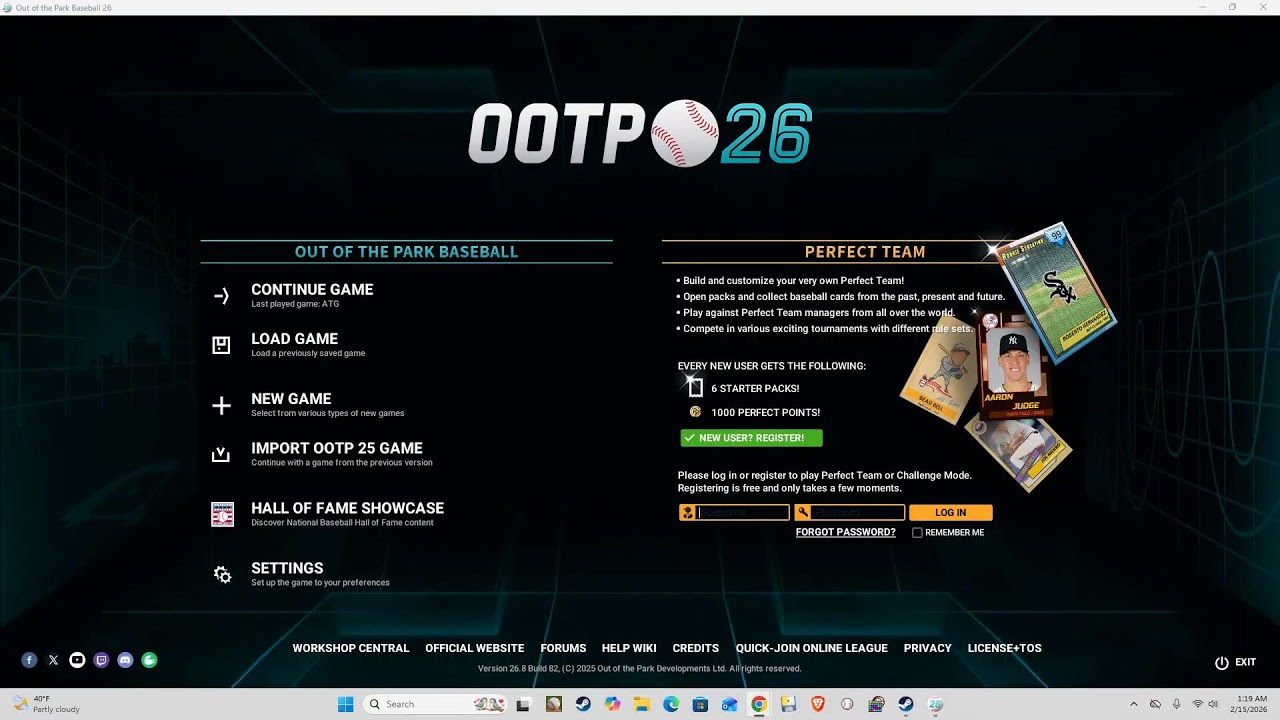 OOTP Baseball 26 | For Clinton Parks | 1904 World Series - | Game Two | and and Idea about 1994