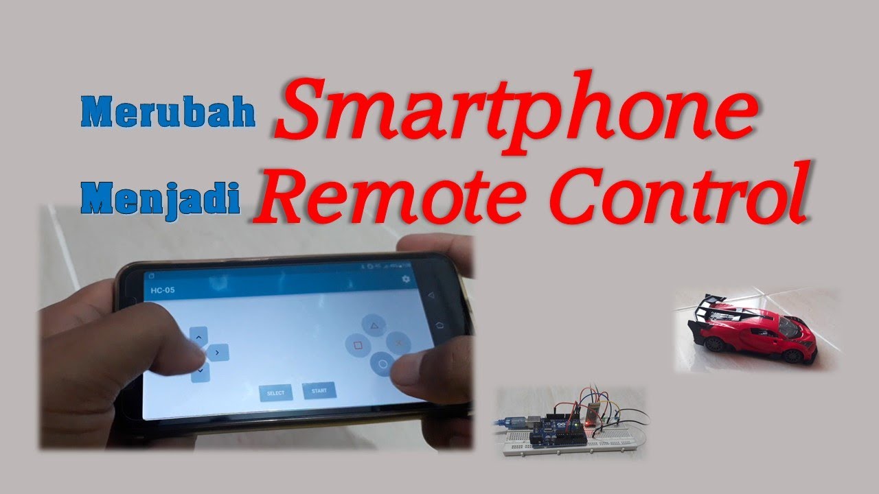 Merubah Smartphone menjadi Remote Control dengan Arduino dan Bluetooth HC 05