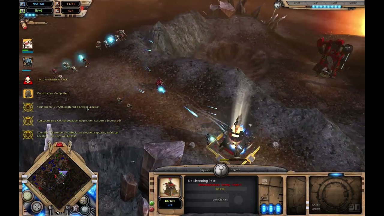 Warhammer 40K Dawn of War Definitive Edition (DE) PVP 4v4 as Tau