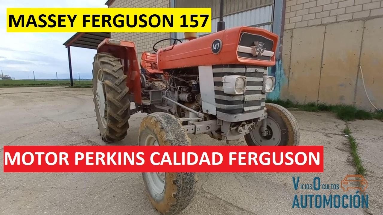 🚜 Arranco y explico el tractor MASSEY FERGUSON 157: Componentes, arranque y DINÁMICA🛠️