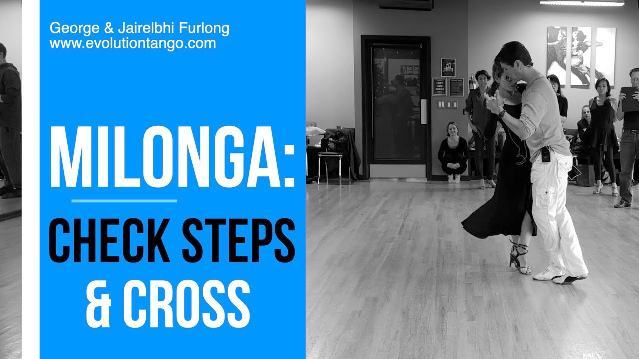 intermediate milonga class with Georg and Jairelbhi-double time steps and crosses.